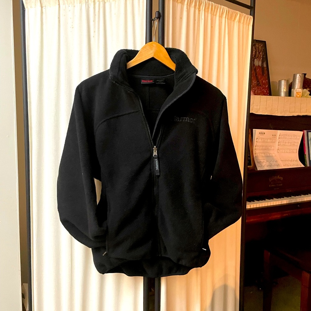 ladies black fleece marmot